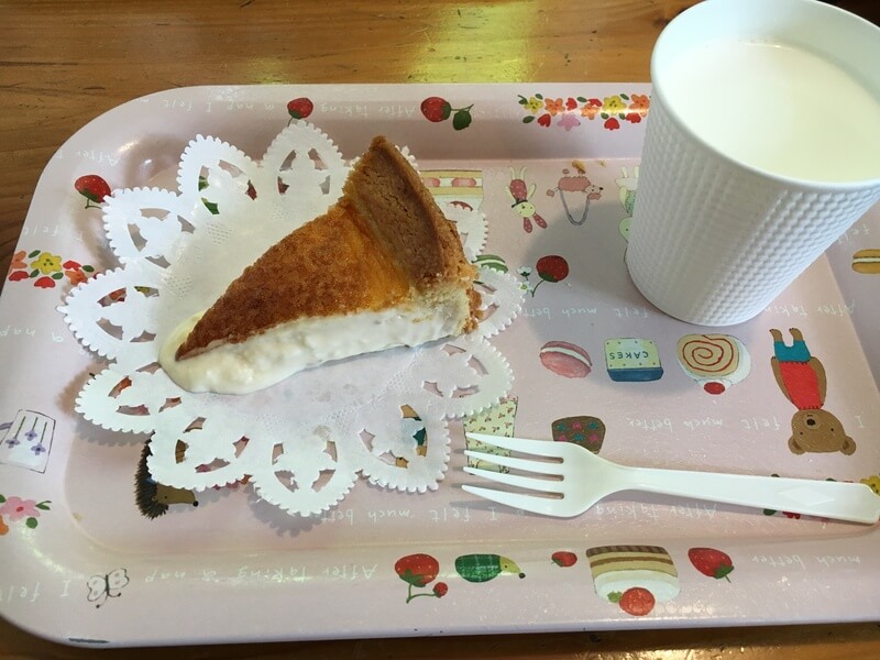 四国カルスト、天狗高原近くの美味しいチーズケーキ