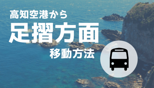 高知空港から【足摺岬方面】までの移動方法！特急列車＋レンタカーが快適でおすすめ